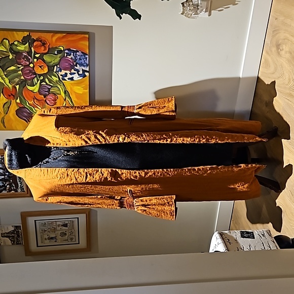 Free People rust / caramel coat Fits Small To Med - Picture 3 of 9